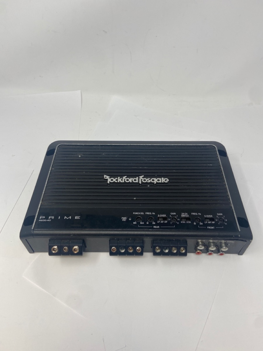 ROCKFORD FOSGATE R6004D CAR AMP. 4 CHANNEL CAR AUDIO AMP D POWER (OE