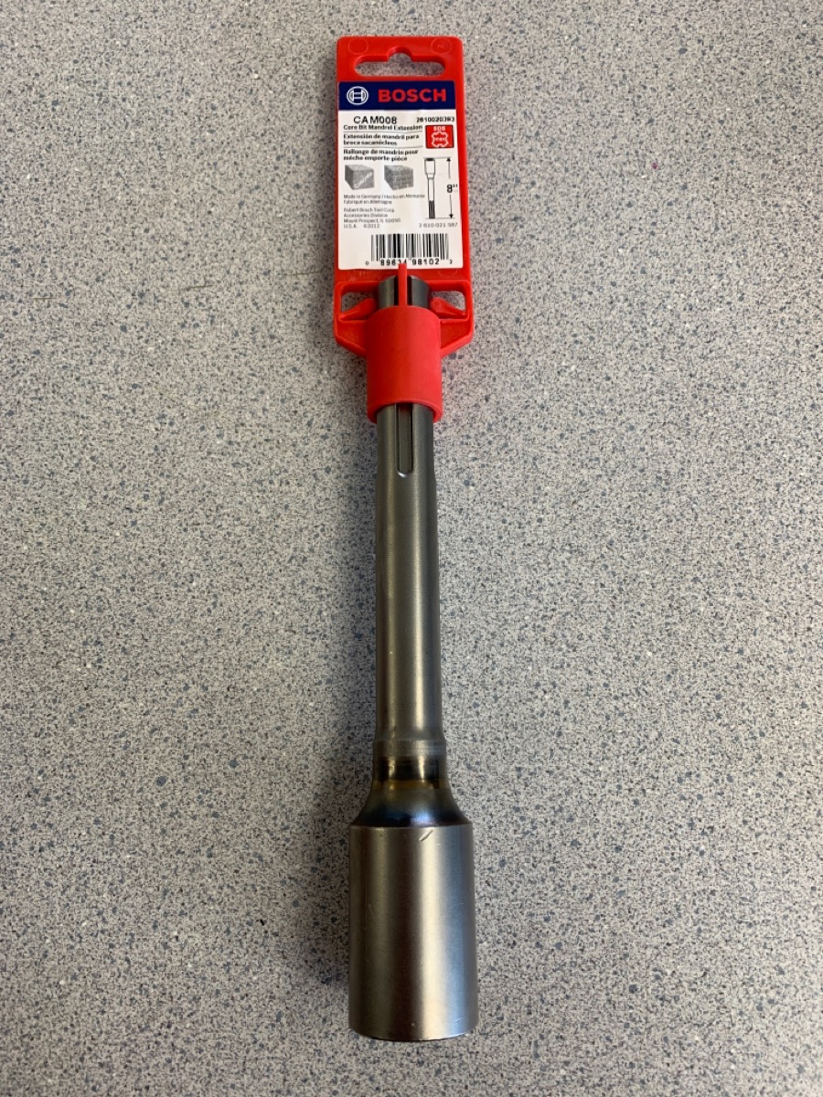 Bosch CAM008 8" SDSmax Core Bit Adapter Brand New Space City Jewelry