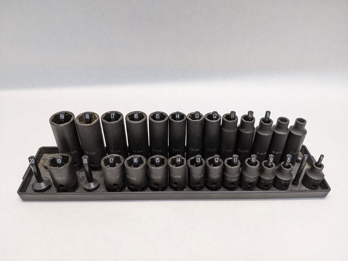 Cornwell Blue Power Impact Socket Set 25 Peice Acceptable Buya