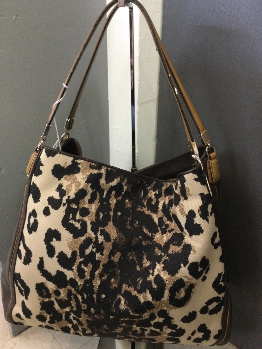 Shoulder Handbag Coach Ocelot