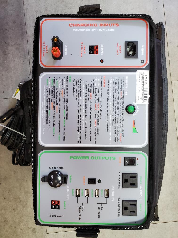 Humless Generator HSS50120w Very Good Capital Pawn Salem OR