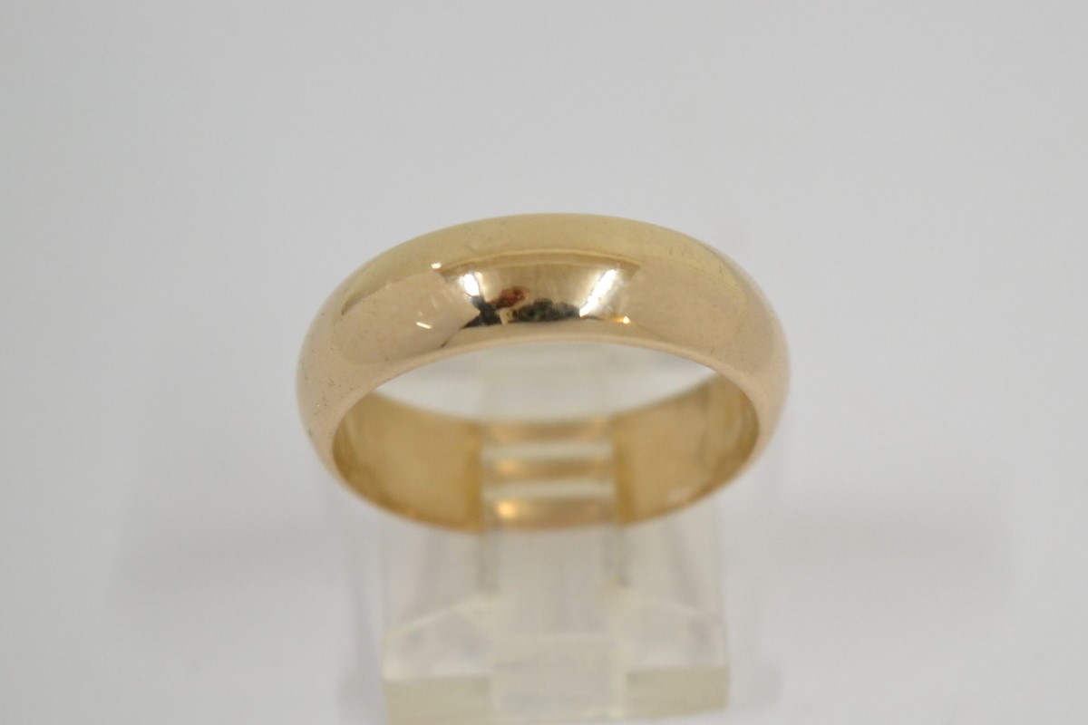 Gent's Gold Wedding Band 14K Yellow Gold 6.4g Size9 Pre