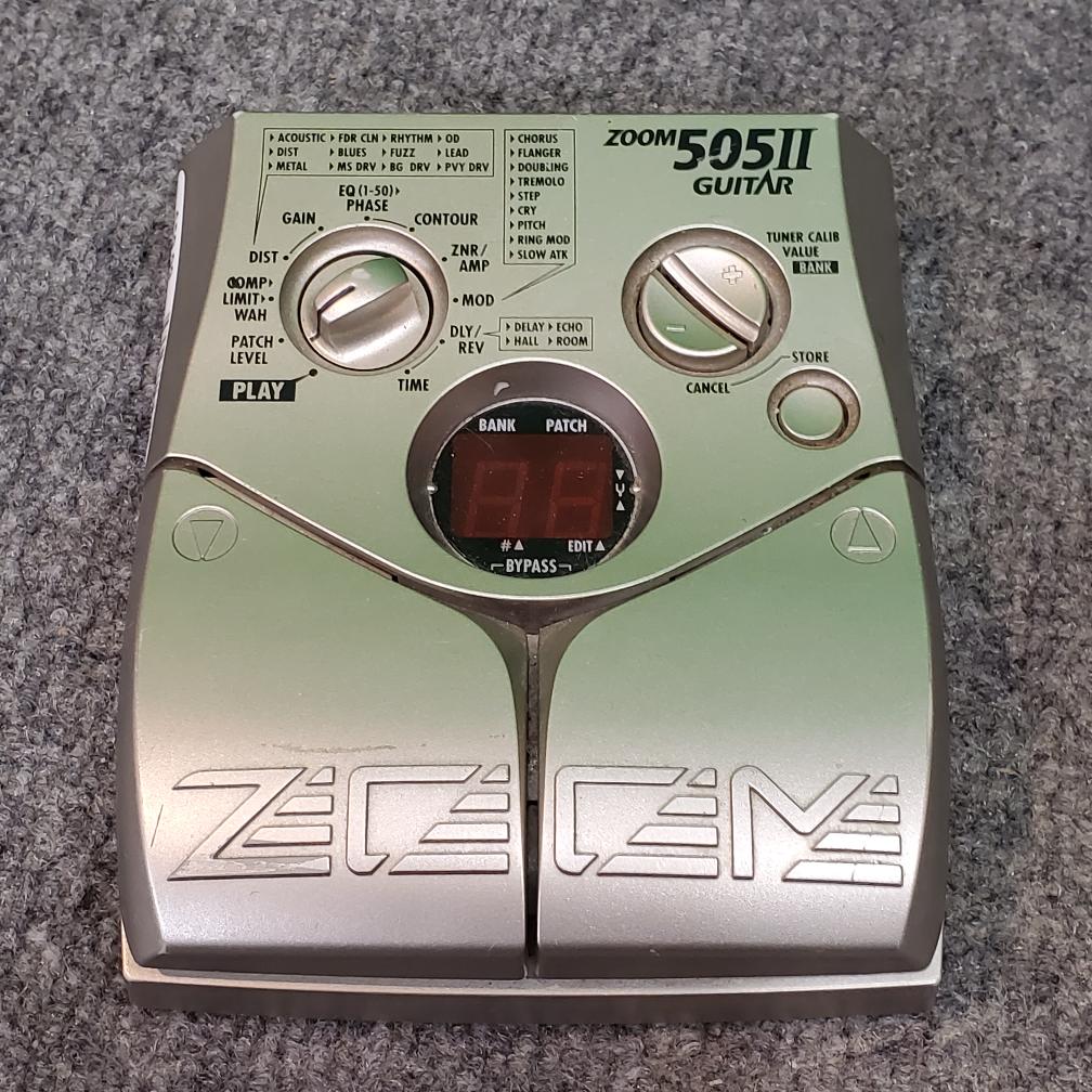 Zoom 505 II 2 Multi Effects Pedal Processor Very Good Sooner State