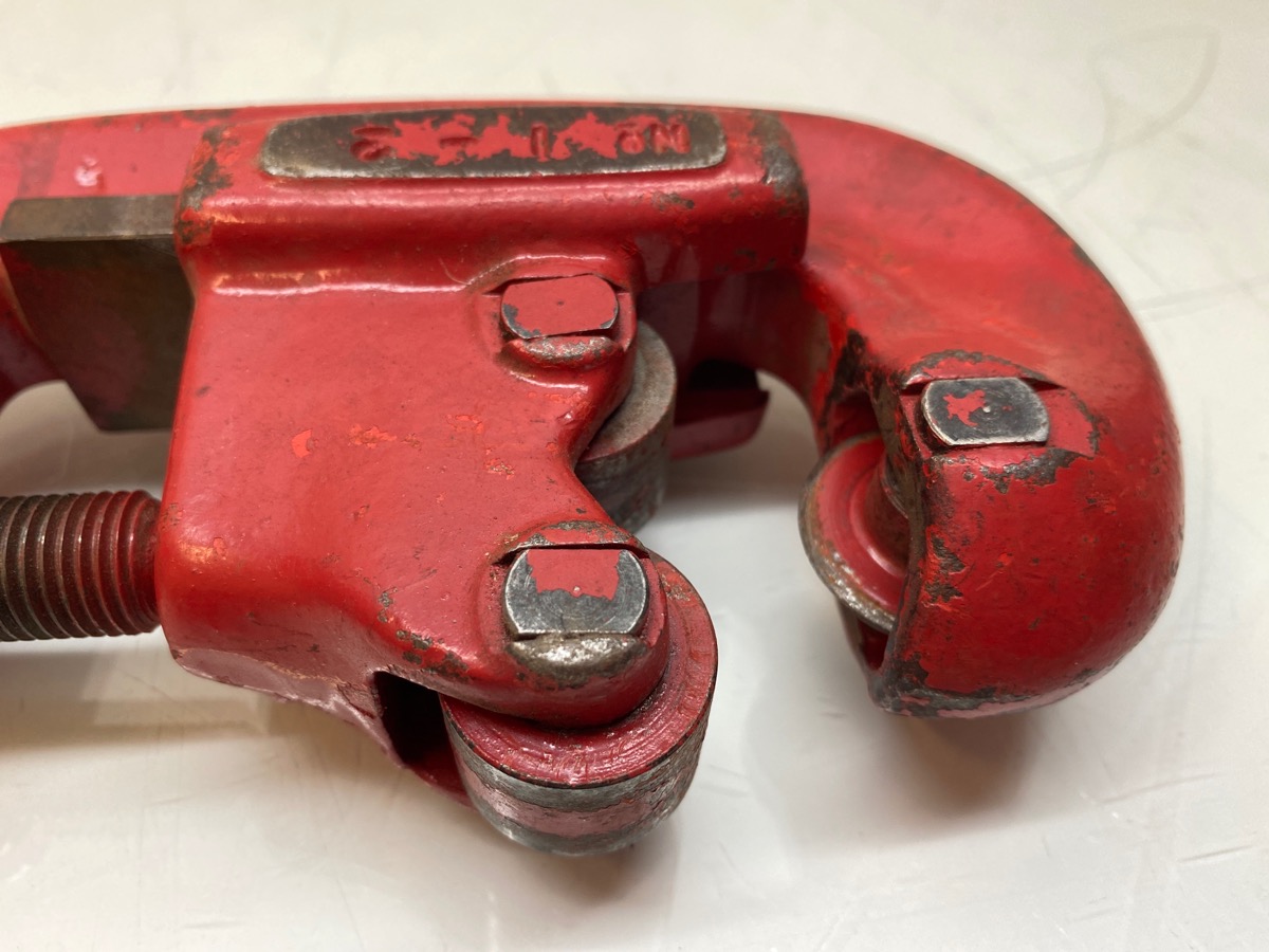 Ridgid No 1 2 Heavy Duty Pipe Cutter 1/8" to 1 1/4" Good Capitol