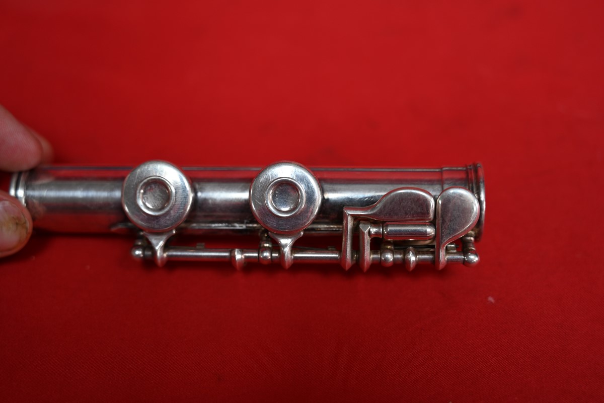 Vintage Gemeinhardt M3 Flute Open Hole Solid Sterling Silver Good Buya