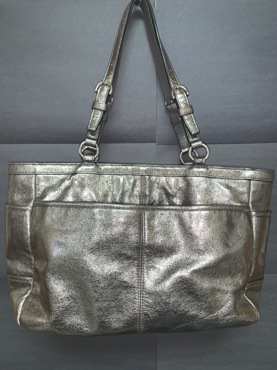COACH METALLIC HANDBAG K1163F17721 W/ZIPPER Acceptable Capital Pawn
