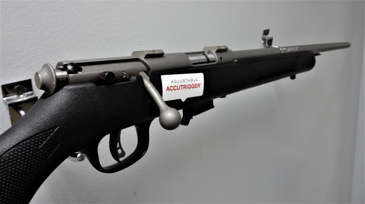 SAVAGE 93R17 FSSNS .17 HMR STAINLESS BARREL BLACK SYNTHETIC STOCK RIFLE