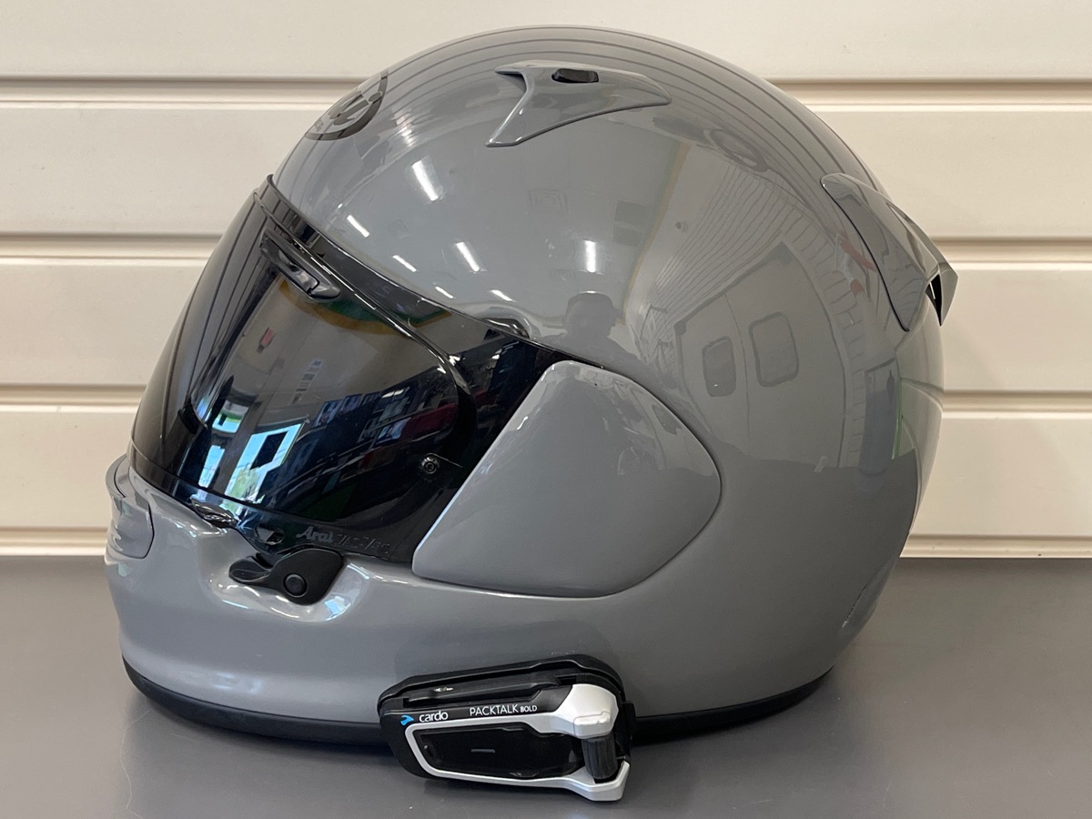 ARAI REGENT-X MODERN GRAY HELMET W/ CARDO PACKTALK BOLD Good | Casa ...