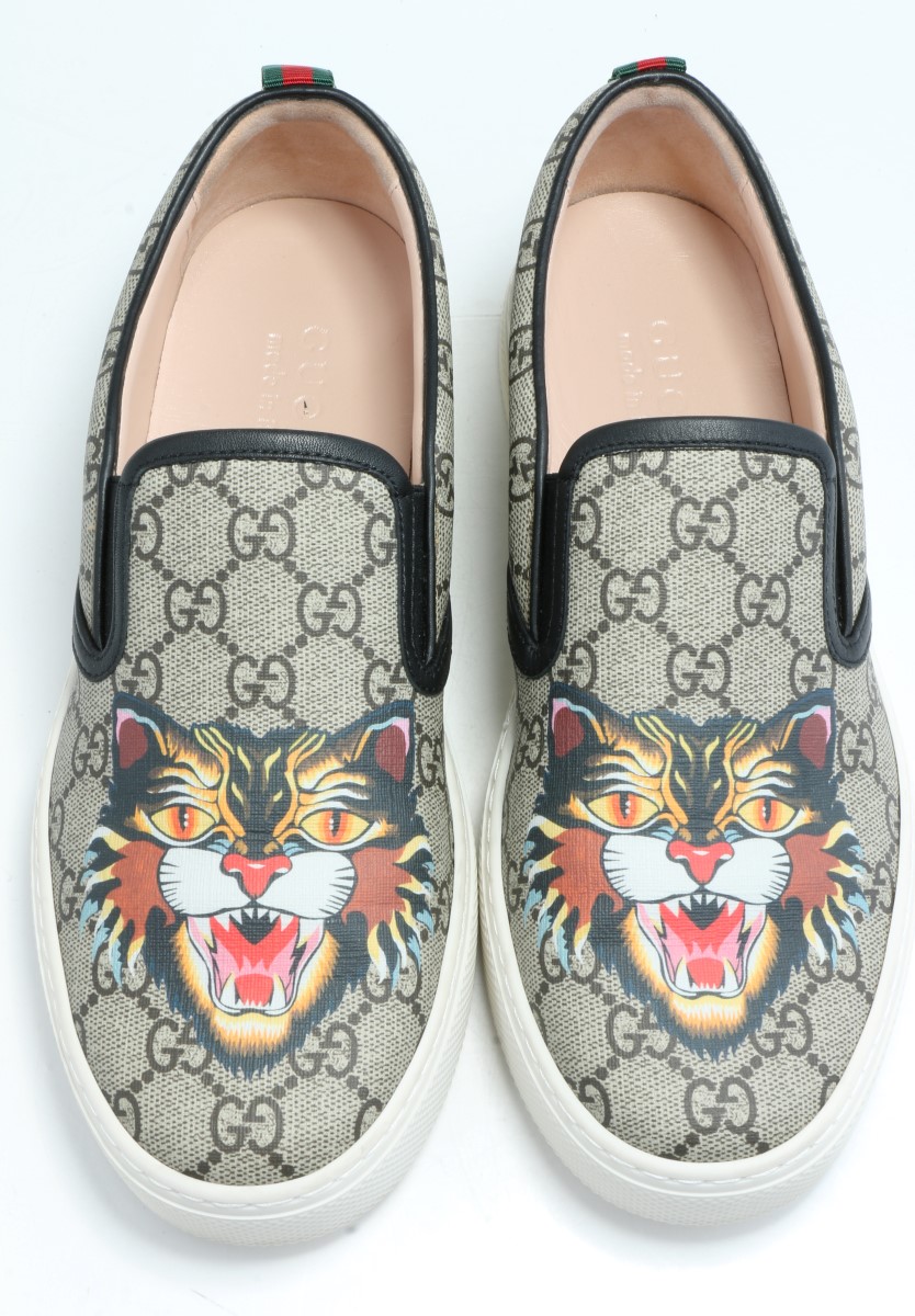 Gucci Angry Cat Sneakers Very Good | Buya