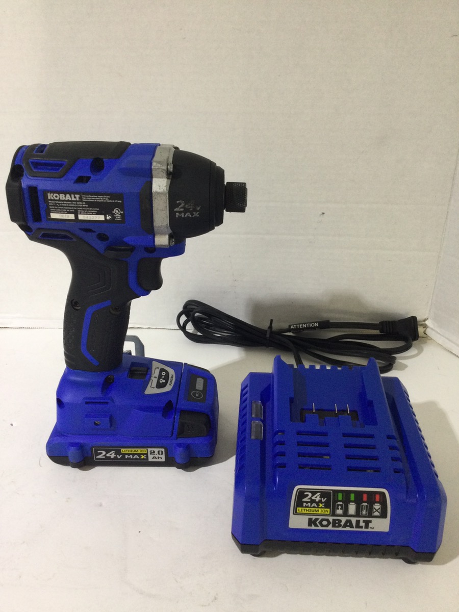 KOBALT 1/4" Brushless Impact Driver KID 324B03 Good Carson Jewelry