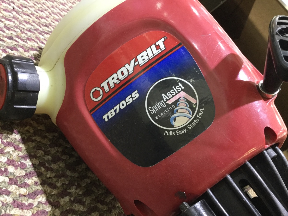 TroyBilt TB70SS Weed Trimmer For parts or not working Carson Jewelry
