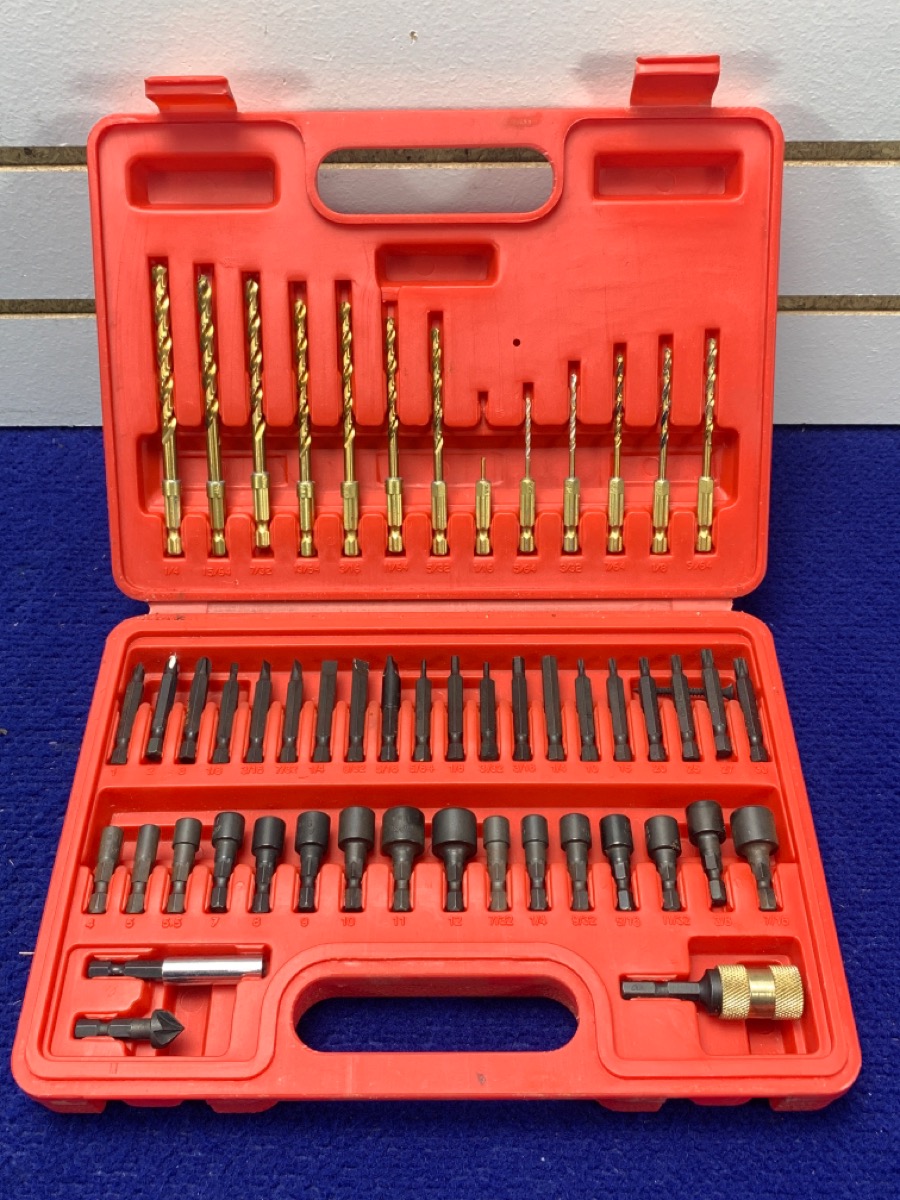 Mac Tools 52 Pc Quick Connect Drill Bit Set Model QCS37520A Very Good