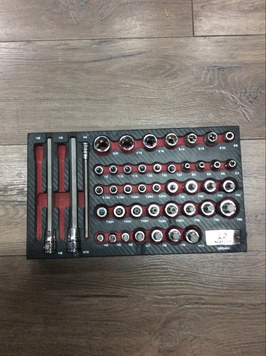 MATCO TOOLS SBS46V 44PC 1/4", 3/8", 1/2" DRIVE MASTER ADV HEX BIT