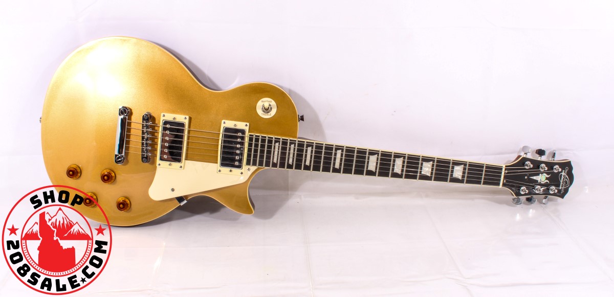 OSCAR SCHMIDT BY WASHBURN OE20 GOLD TOP SINGLE CUTAWAY 6 STRING