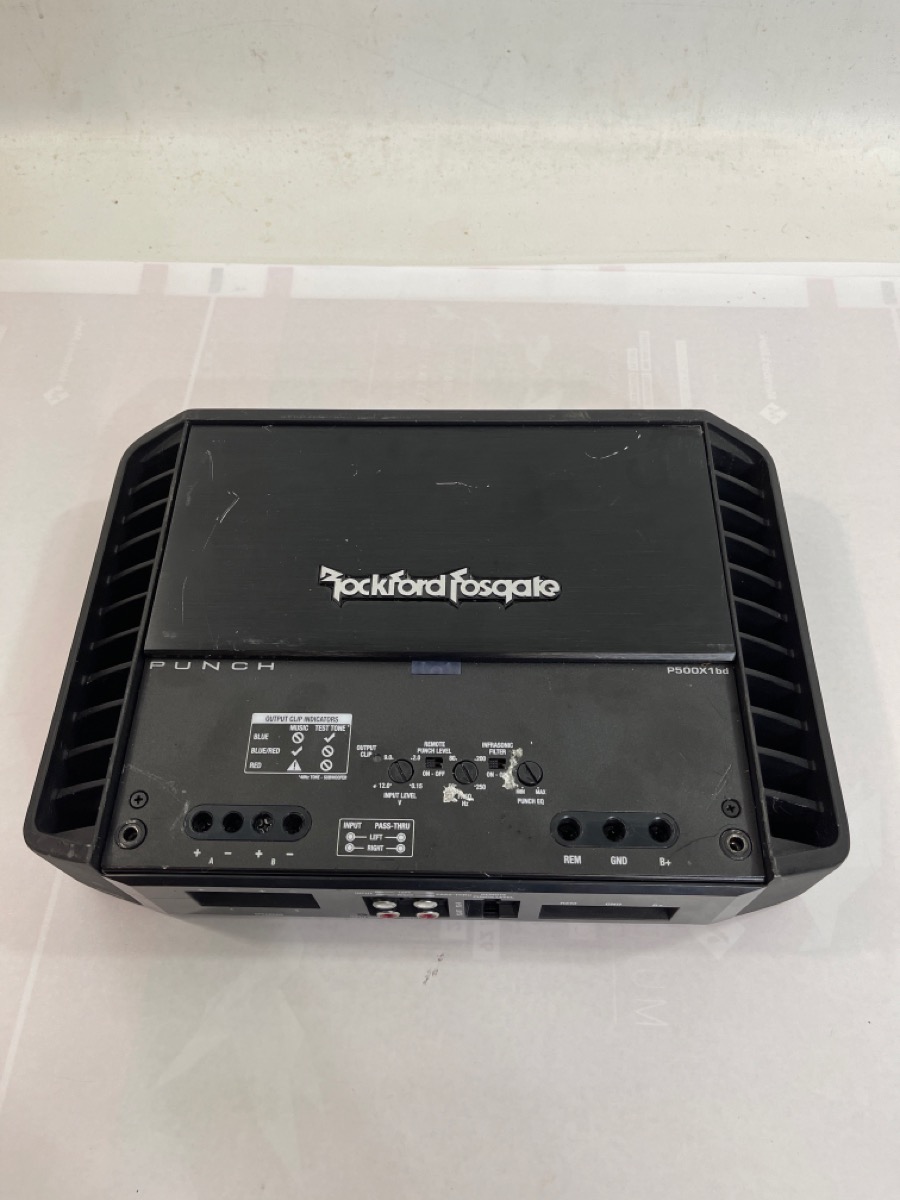 ROCKFORD FOSGATE PUNCH P500X1BD Very Good Sharp Assets LLC Gonzales