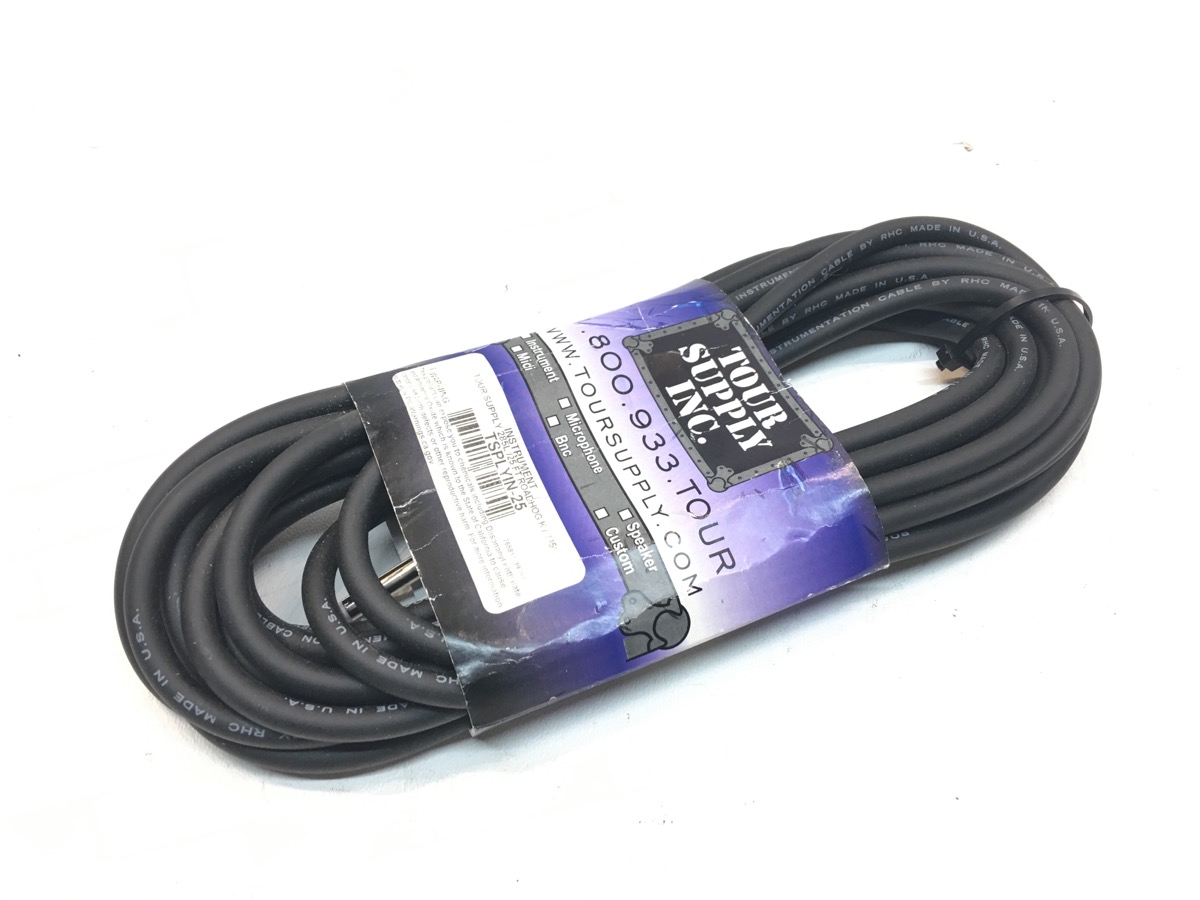 TOUR SUPPLY INC 25 1 4 GUITAR SPEAKER CABLE Brand New Central Mega Pawn Ontario CA