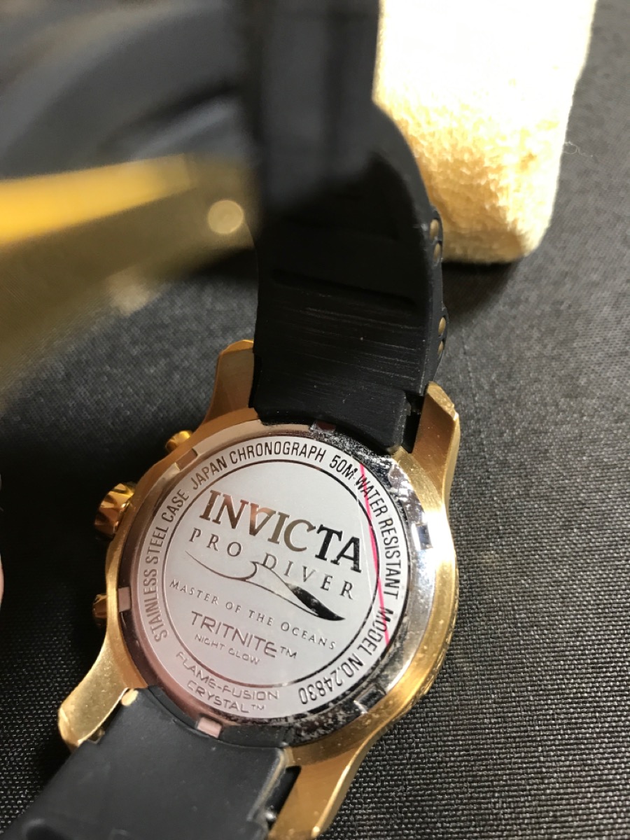 invicta pro diver tritnite