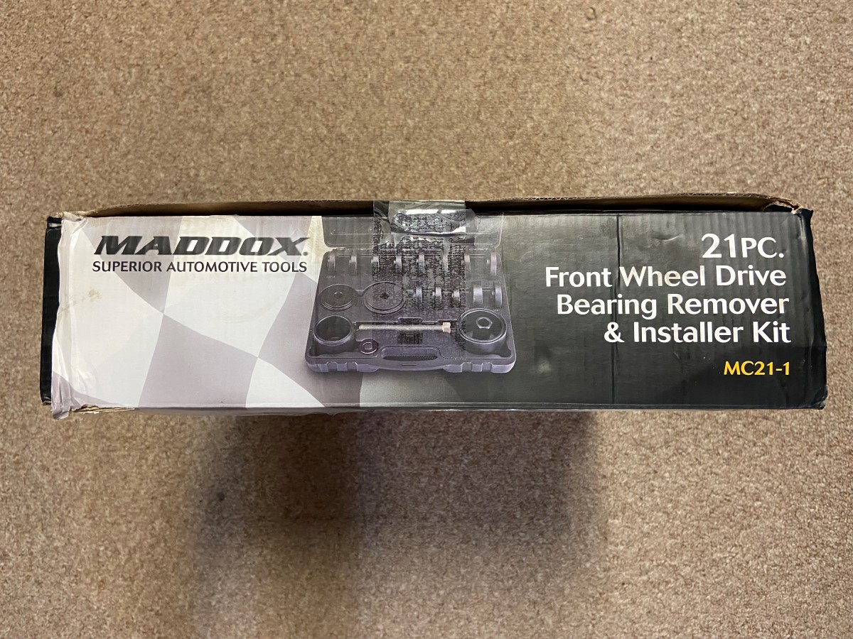 MADDOX MC211 FRONT WHEEL DRIVE BEARING REMOVER AND INSTALLER KIT, 21