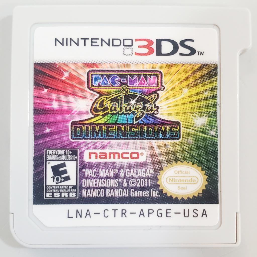 Pac Man Galaga Dimensions Nintendo 3ds 11 Cartridge Only Good Heartland Pawnbrokers Kansas