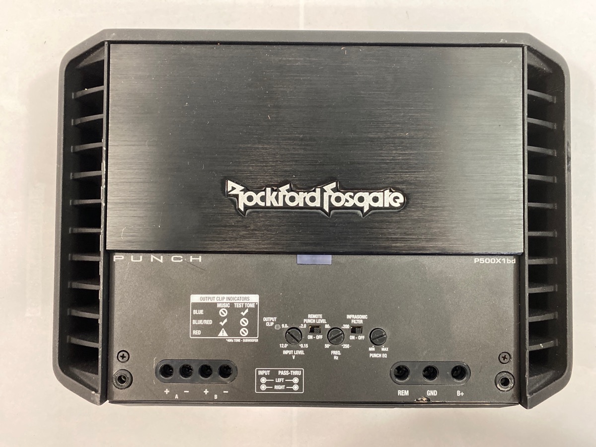 ROCKFORD FOSGATE P500X1BD Punch 500 Watt Classbd Mono Amplifier (oe
