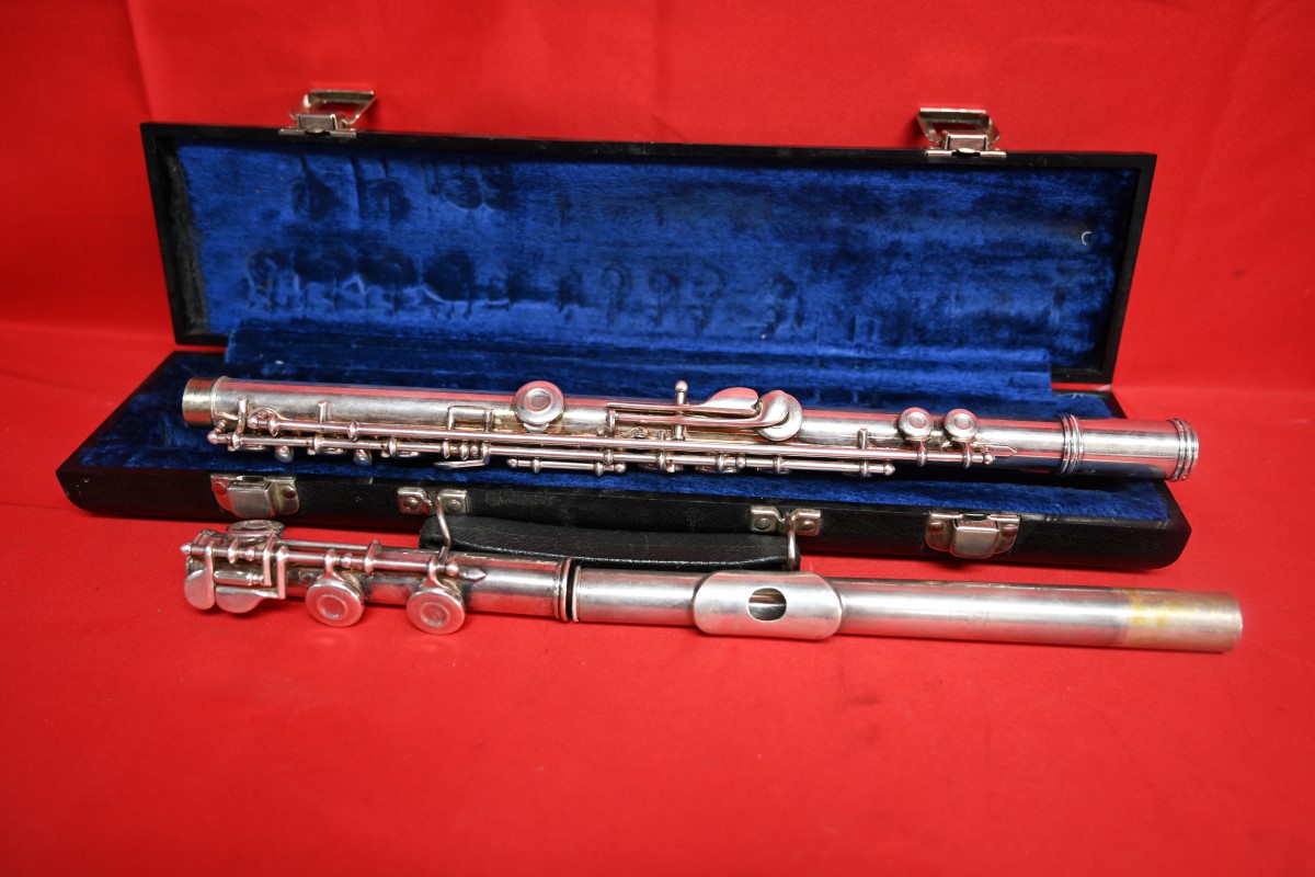 Vintage Gemeinhardt M3 Flute Open Hole Solid Sterling Silver Good | Buya