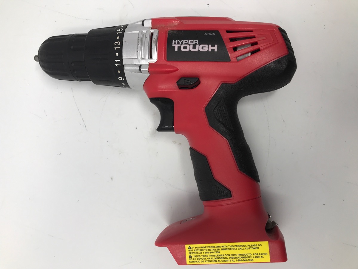 Hyper Tough AQ75023G 3/8" Cordless Drill Ni Cd BARE TOOL Good Pawn