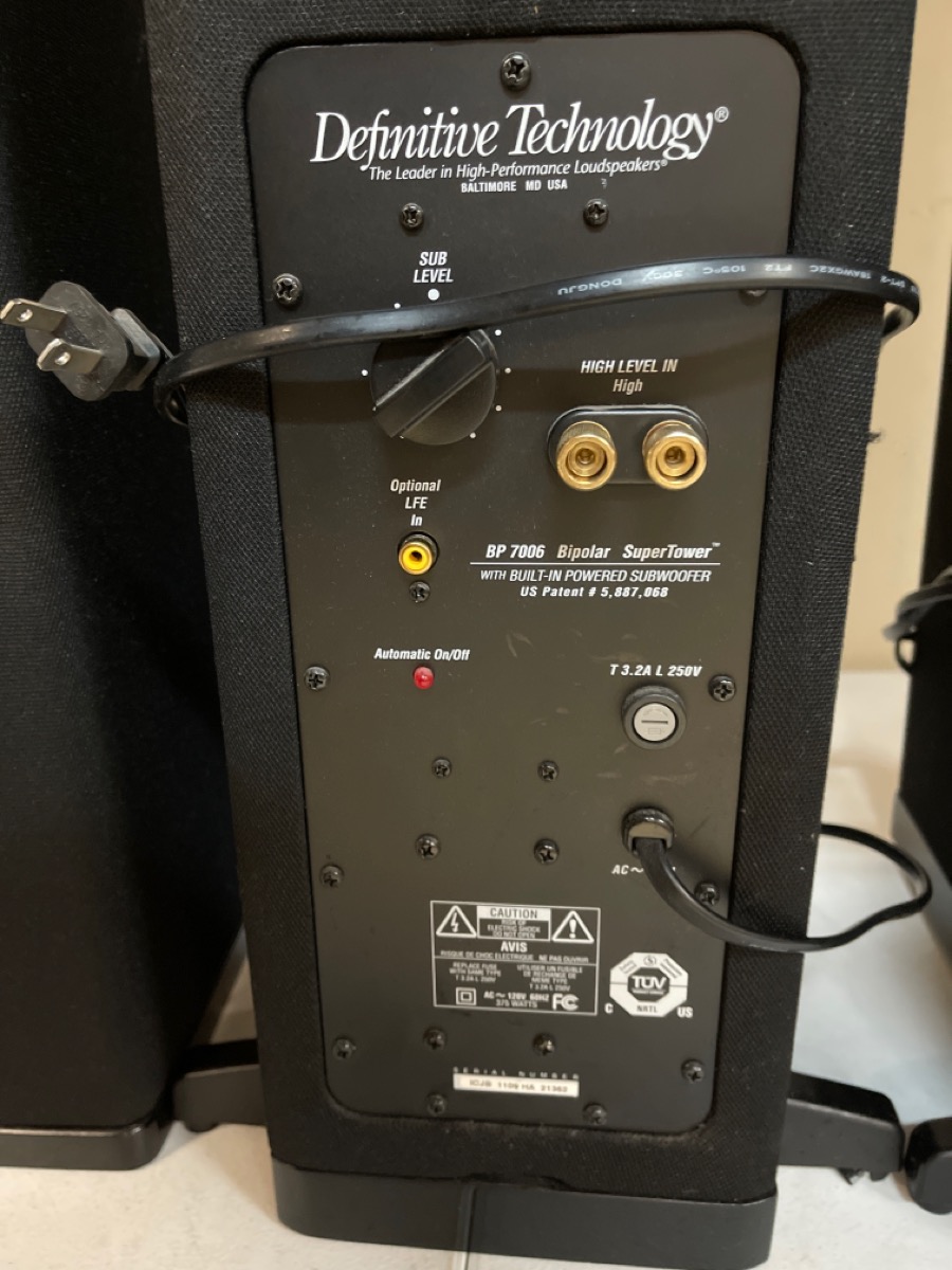 DEFINITIVE TECHNOLOGY BP7006 Very Good Buya