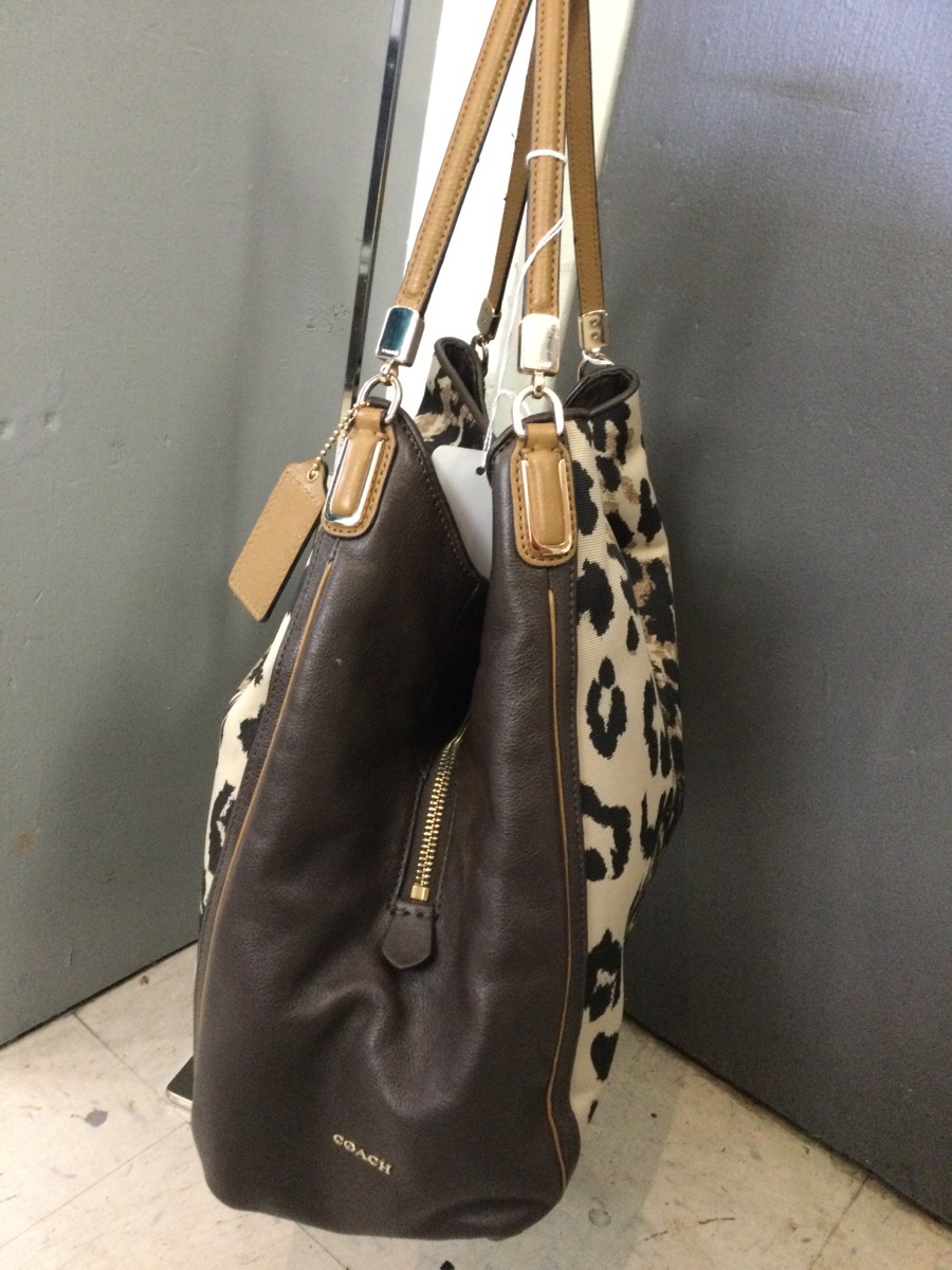Shoulder Handbag Coach Ocelot photo 2