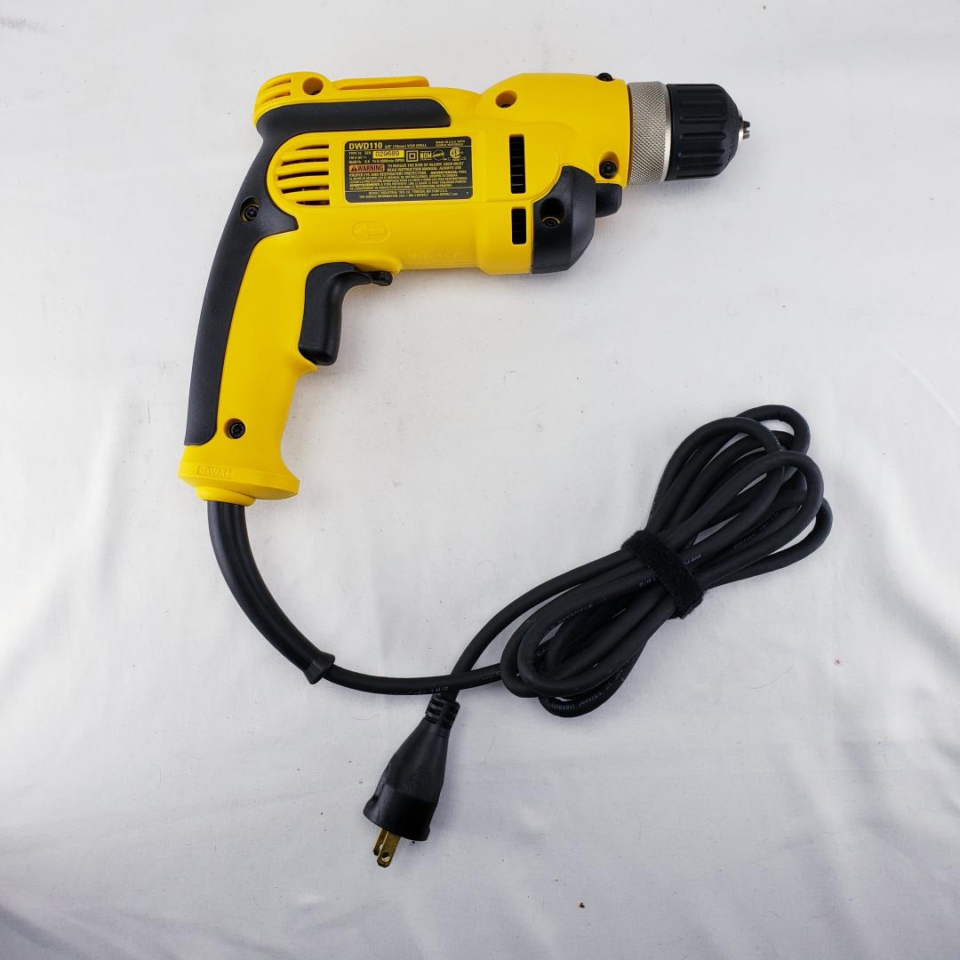 DEWALT CORDED DRILL 3/8