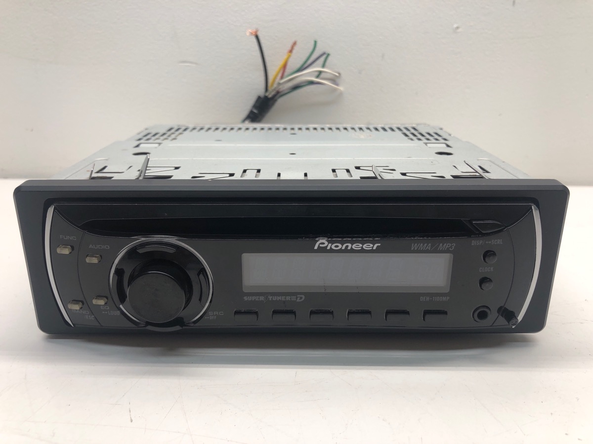 Pioneer DEH1100MP Radio CD MP3 WMA Player Aux Input Detachable Face