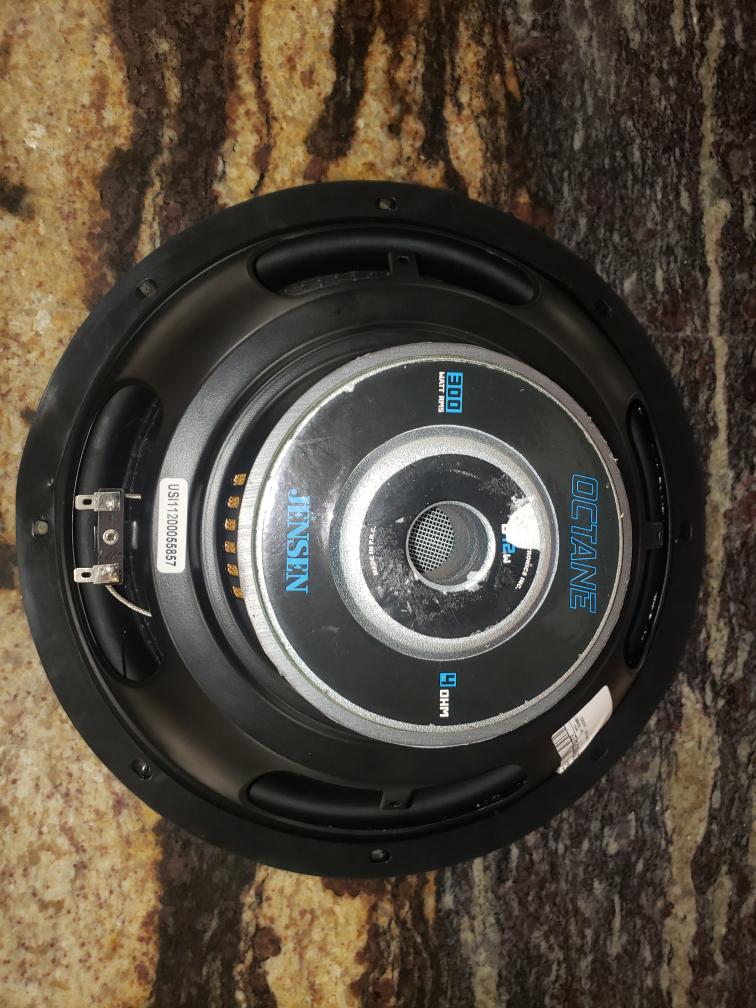 Jensen J12W 12-inch Subwoofer Very Good 
