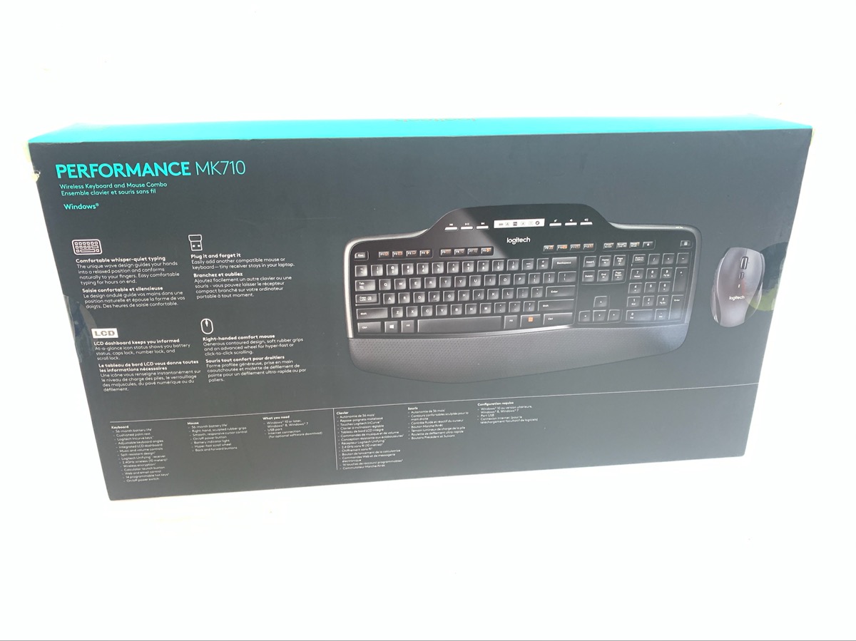 Logitech mk700 mk710 не видит клавиатуру