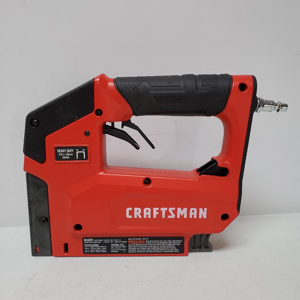 CRAFTSMAN CMPCS38 3/8" Stapler Gun 18 Gauge (mect) Very Good Sharp