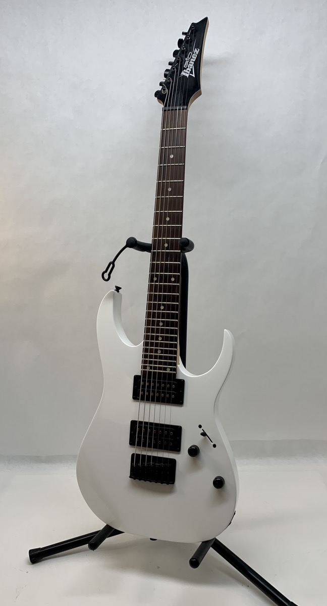 Ibanez Gio 7 String Electric Guitar White Very Good Heartland