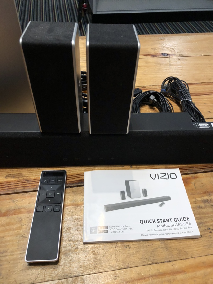 Chromecast Vizio 36 Channel Smartcast Soundbar System Vizio Sb3651