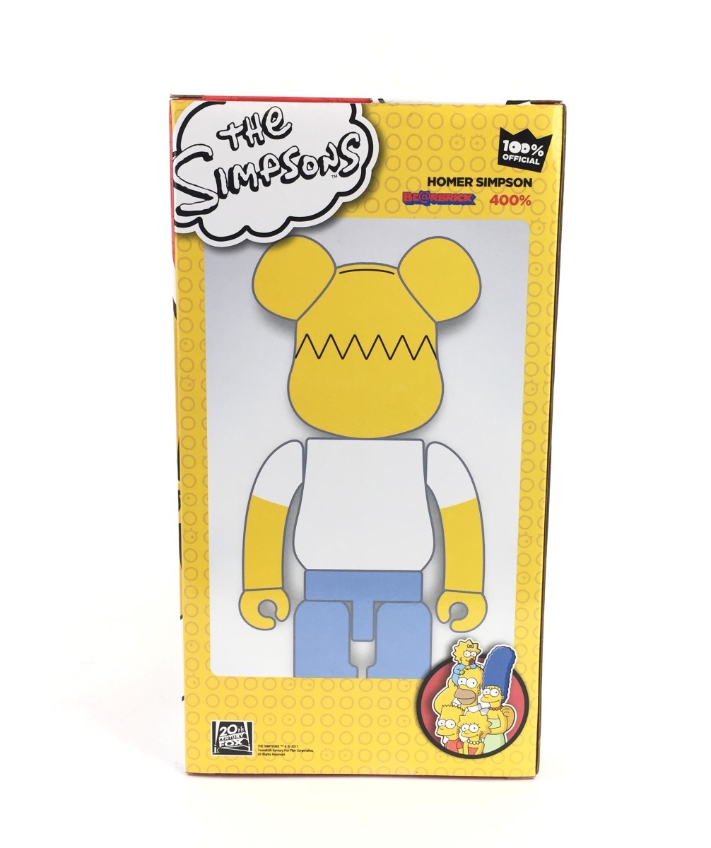 bearbrick homer simpson 400