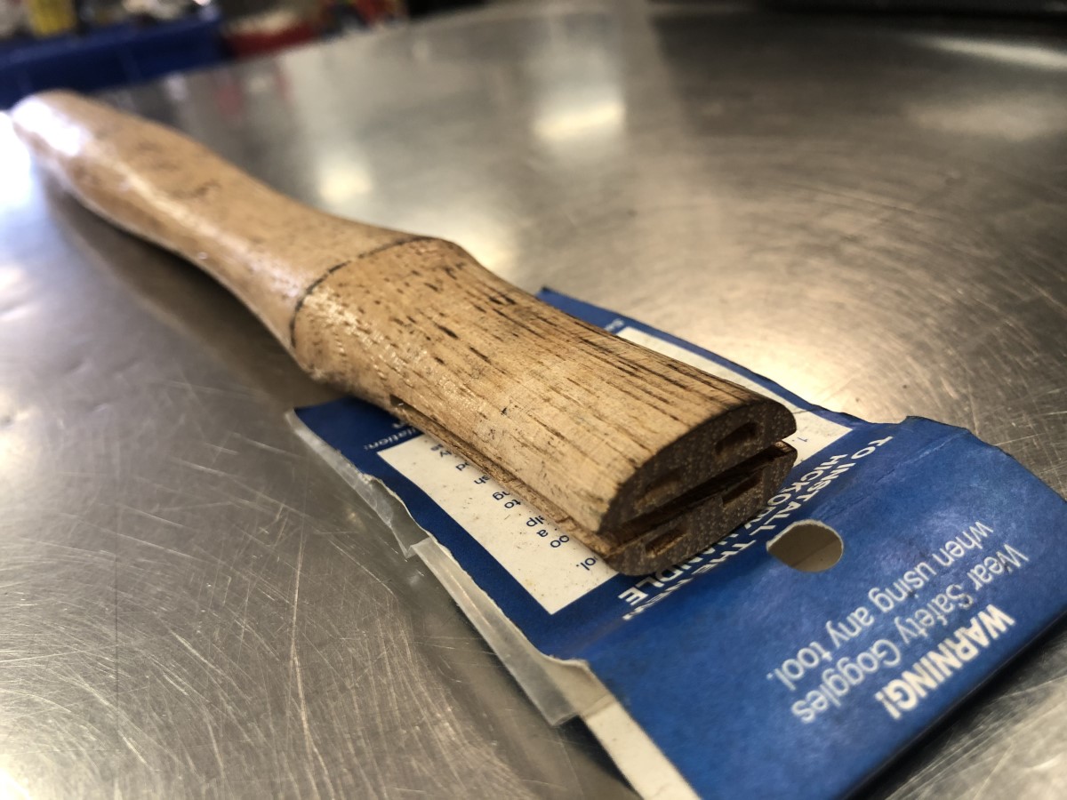 Vintage Tennessee Hickory Handles 16" Machinist Hammer Handle 2432oz