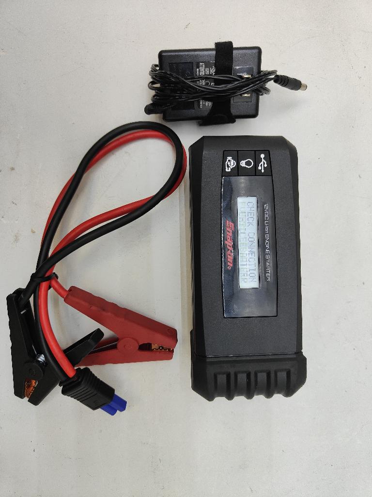 SnapOn Tools EEJP201MBK 12v Lithium Compact Engine Starter Volt Jumper