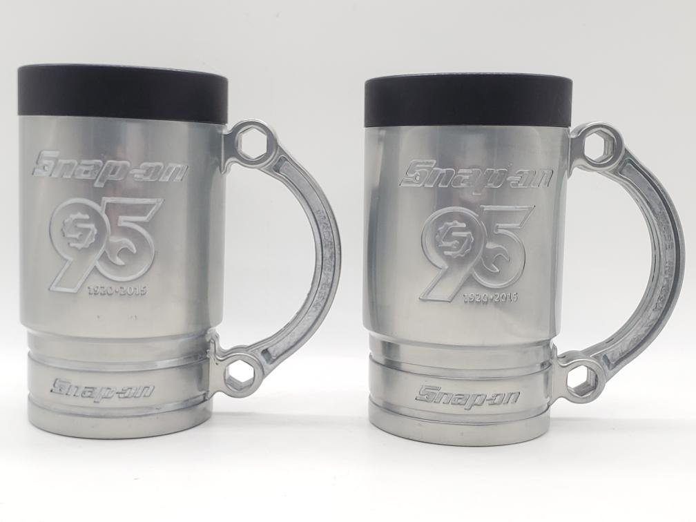 SnapOn 95th Anniversary Limited Edition 2 Piece "Flankard" Socket Mug Set Very Good Buya