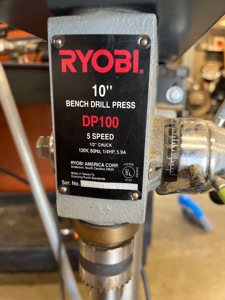 ryobi tools dp100 benchtop drill press Good Capitol City Pawn