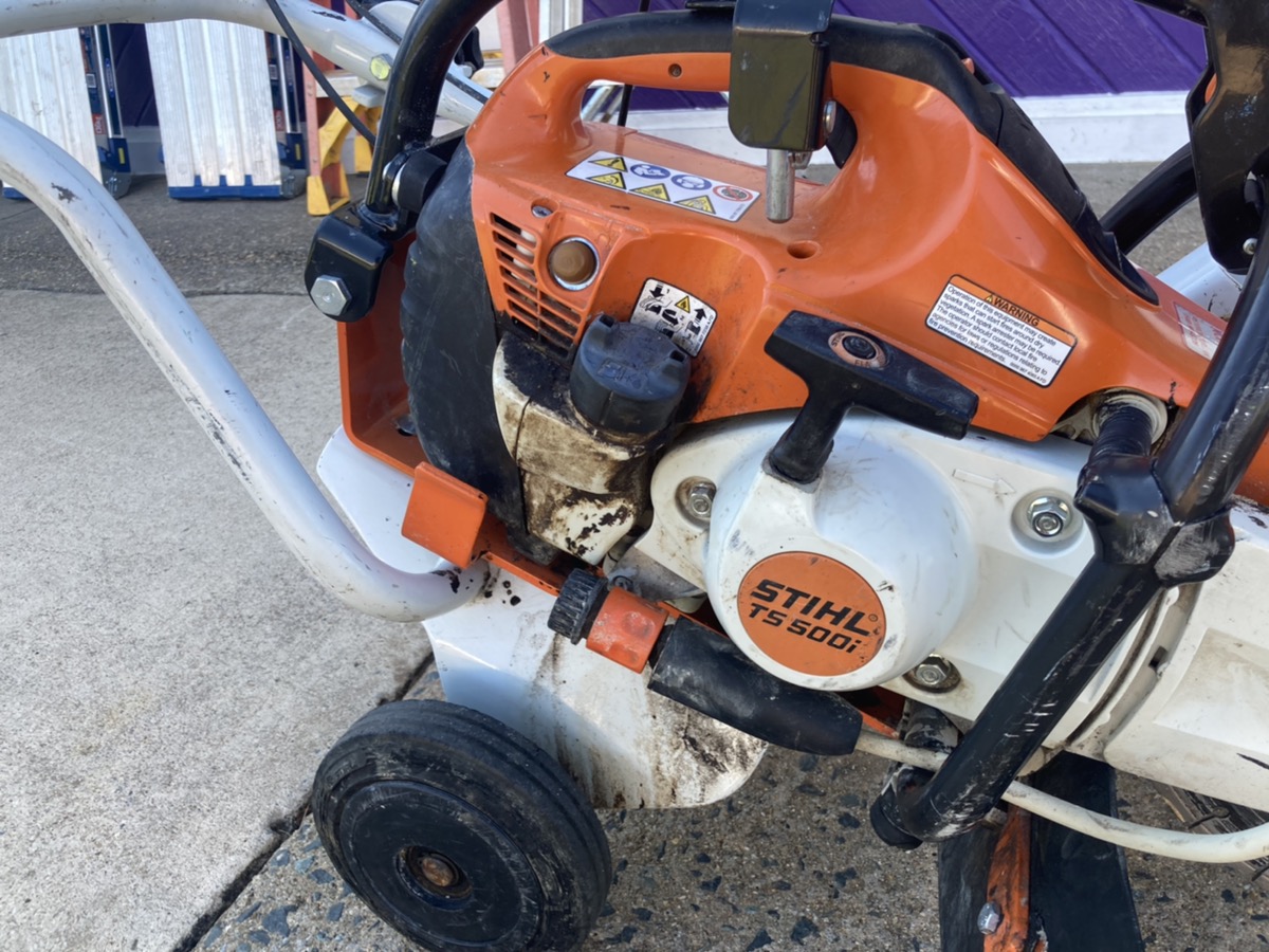 Stihl Ts500i Cutquik Cut Off Machine Concrete 72 2cc W Cart Kit And Quick Mount Very Good Buya