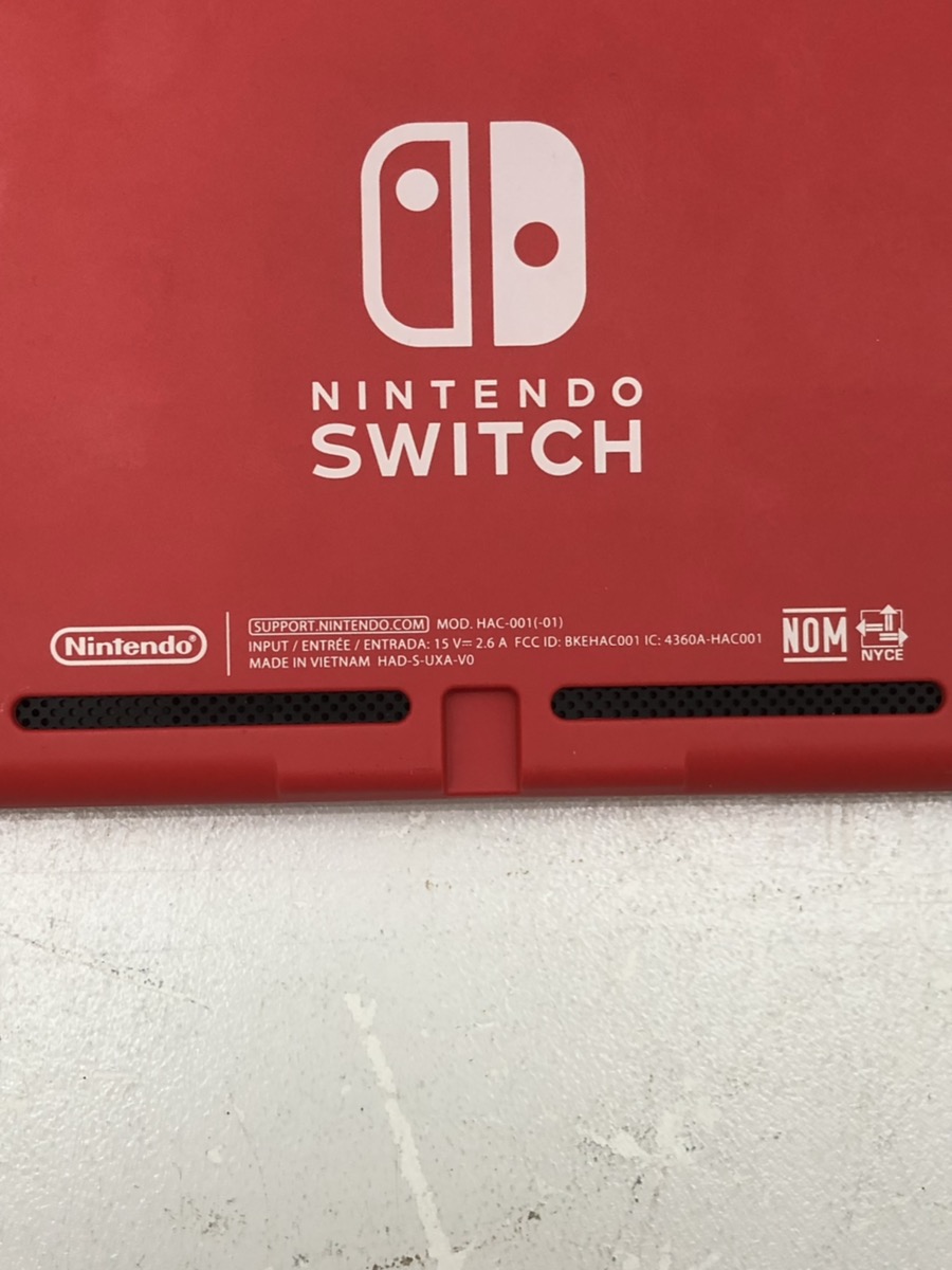 Nintendo Switch HAC001 Mario Red & Blue Edition Handheld Console