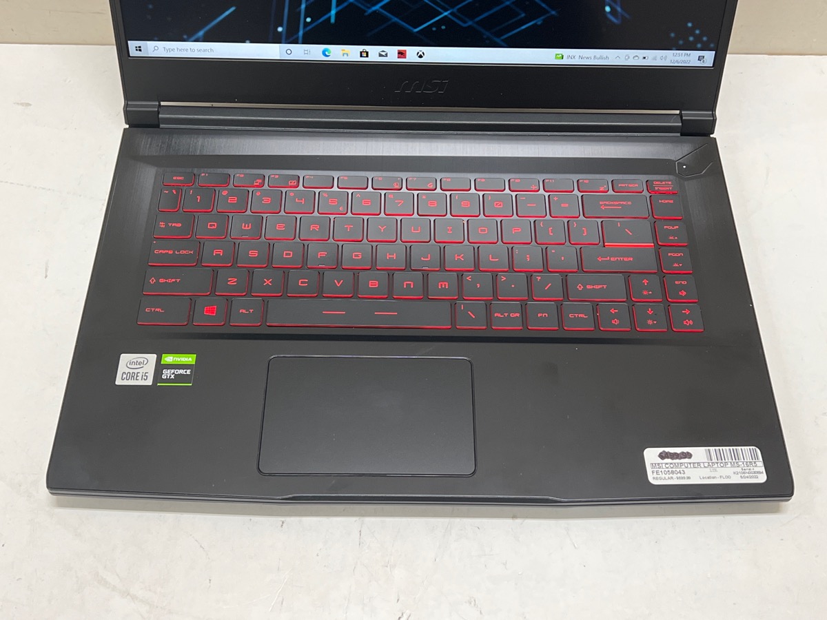 MSI COMPUTER GF63 THIN 10SC Like New | Buya