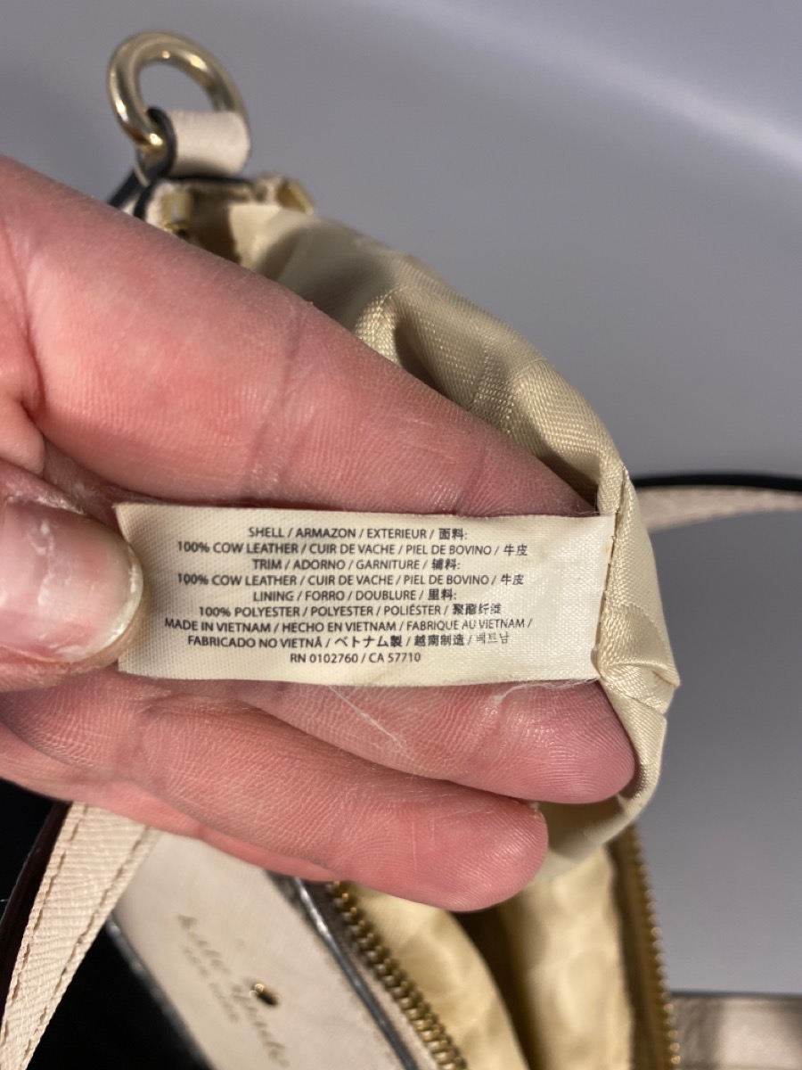 KATE SPADE BLACK AND CREAM SMALL CROSSBODY PURSE Very Good World