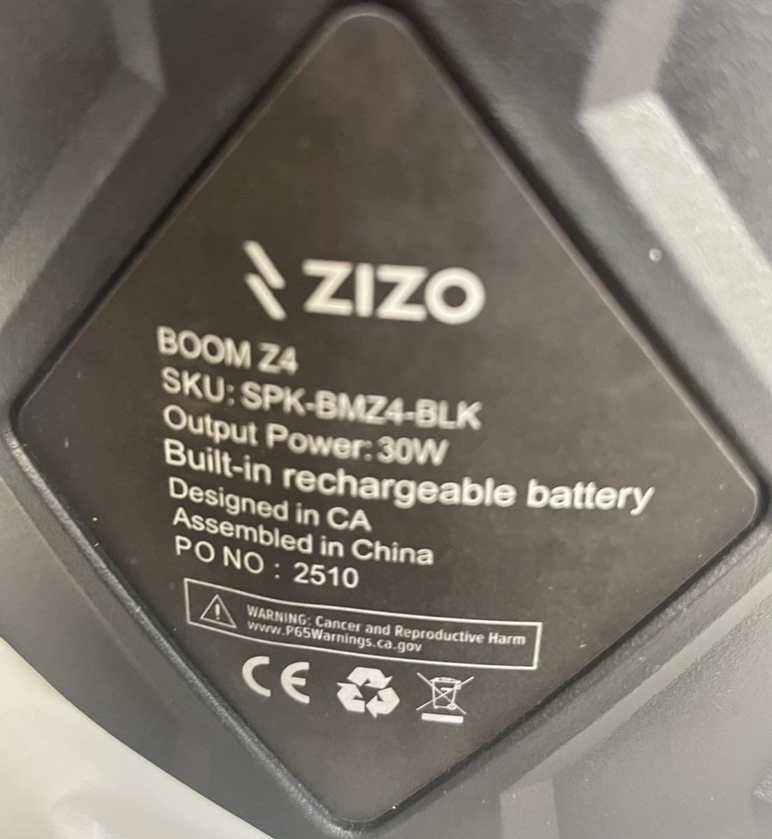 ZIZO BOOM Z4 WIRELESS PORTABLE LED SPEAKER 30 WATTS (ml) Very Good Buya