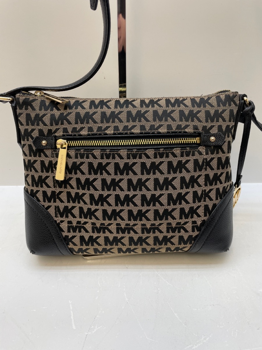 Michael Kors Fallon Signature Medium Jacquard Crossbody Messenger Bag
