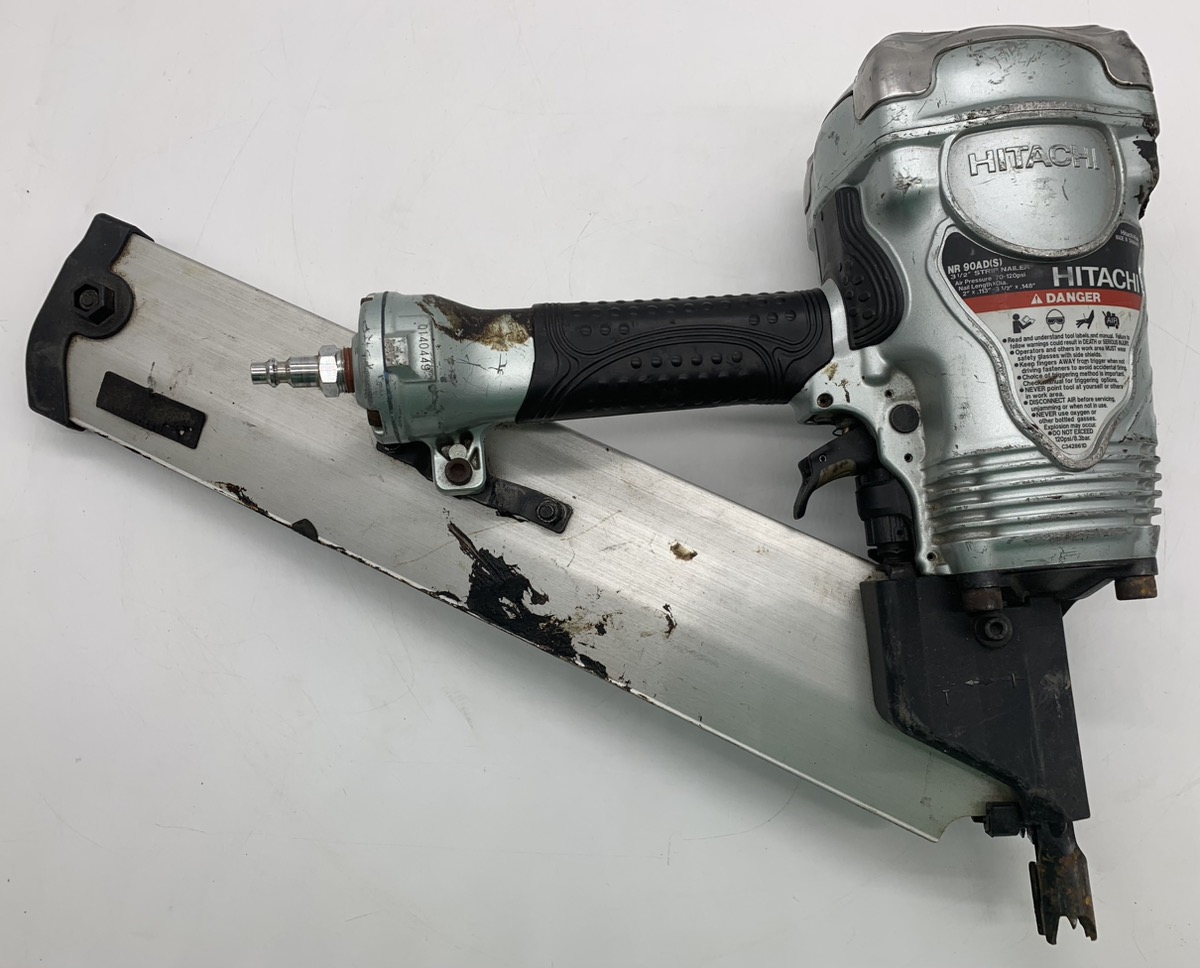 HITACHI NR90AD(S) FRAMING NAILER, PAPER COLLATED, PNEUMATIC AIR Good Buya