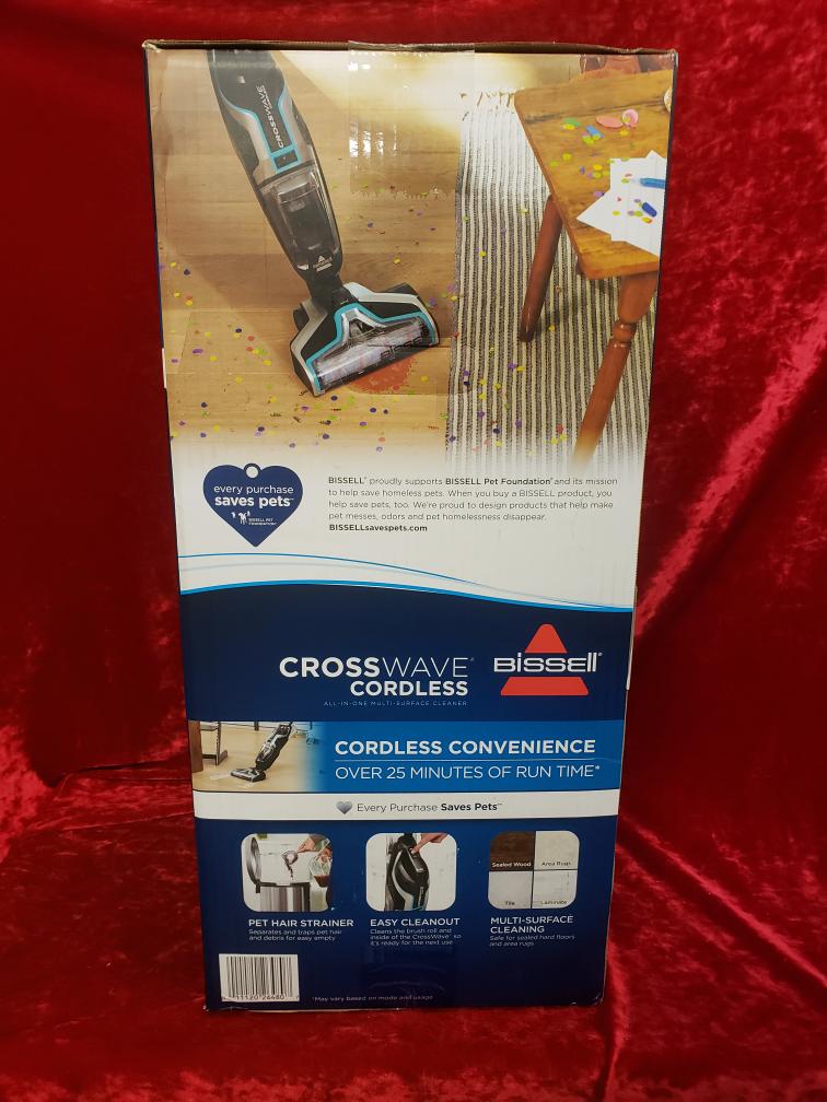 BISSELL CROSSWAVE CORDLESS 2551 Like New Buya