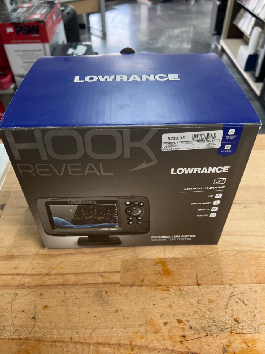LOWRANCE HOOK REVEAL 5X SPLITSHOT Brand New | Buya