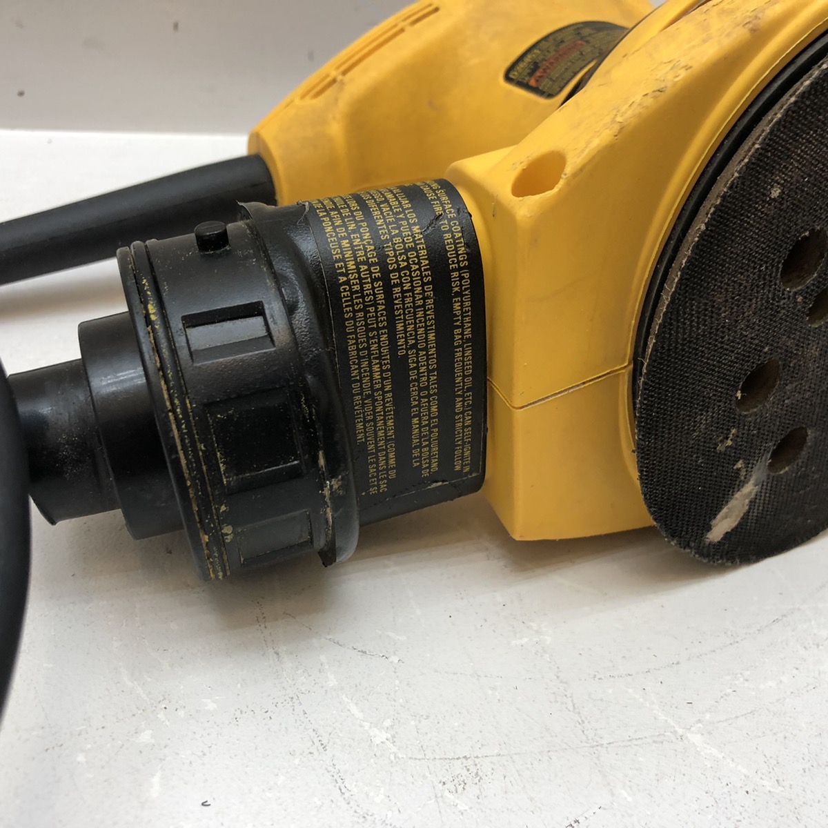 DeWalt D26453 Corded Electric 5" Variable Speed Random Orbital